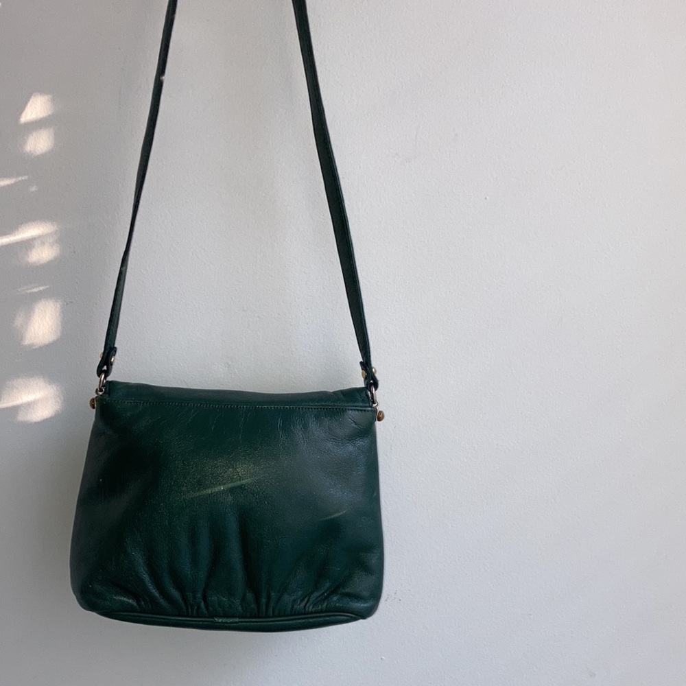 Etienne Aigner Green Leather Purse Vintage Gem